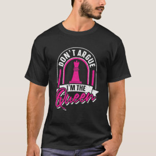 Camiseta Jugador de ajedrez Retro juego de ajedrez no discu