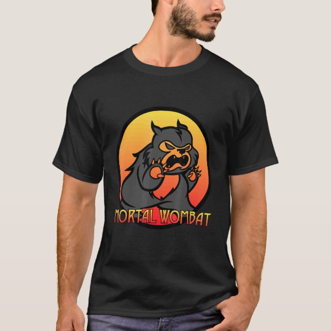 Camiseta Jugador de animales australiano Mortal Wombat (Anverso)