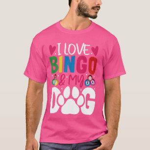 Camiseta Jugador De Apuestas Juego De Bingo Amo El Bingo Y