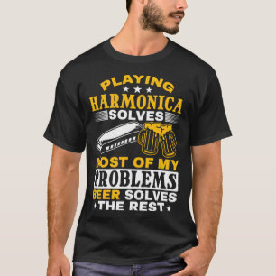 Camiseta Jugador de Armonía Jugando a Harmonica