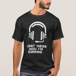 Camiseta Jugador de auriculares Papá Familia Hombres de Jue