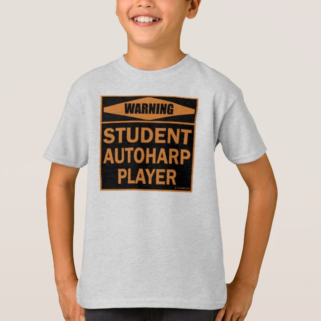 Camiseta Jugador de Autoharp de Estudiantes (Anverso)