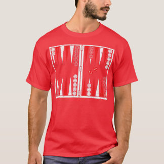 Camiseta Jugador de backgammon para backgammon