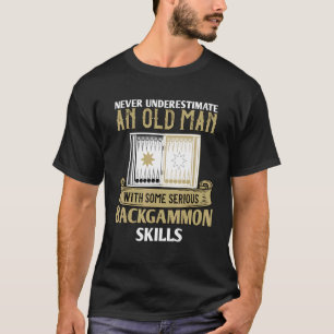 Camiseta Jugador De Backgammon Que Dice Que Nunca Subestima