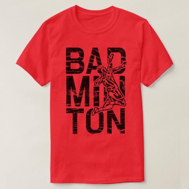 Camiseta Jugador de bádminton 2 (Diseño del anverso)