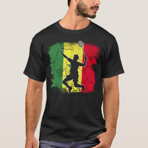 Camiseta Jugador de bádminton Bandera senegalesa Senegal