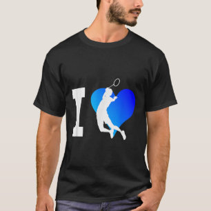 Camiseta Jugador de Badminton Mens Shuttle Squash Women