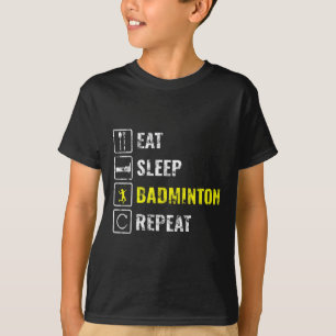 Camiseta Jugador de bádminton Raqueta de bádminton Volante