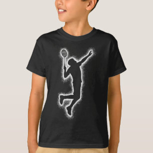 Camiseta Jugador de Badminton Shuttle Niños hombres de Badm