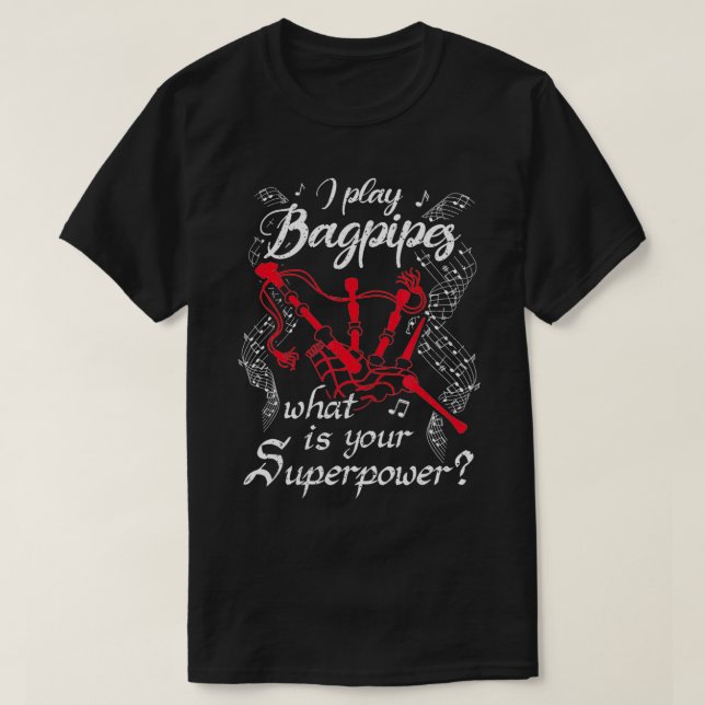 Camiseta Jugador de Bagpipes (Diseño del anverso)