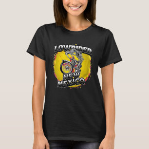 Camiseta Jugador de bajo nivel Nuevo México. Bandera de Nue