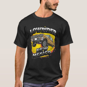 Camiseta Jugador de bajo nivel Nuevo México. Bandera de Nue