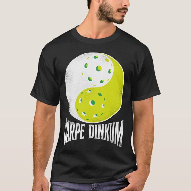 Camiseta Jugador De Baloncesto Carpe Dinkum Pun Yin Y Yang (Anverso)