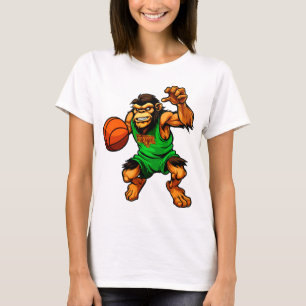 Camiseta Jugador de Baloncesto Chimpancé / Mono de Balonces