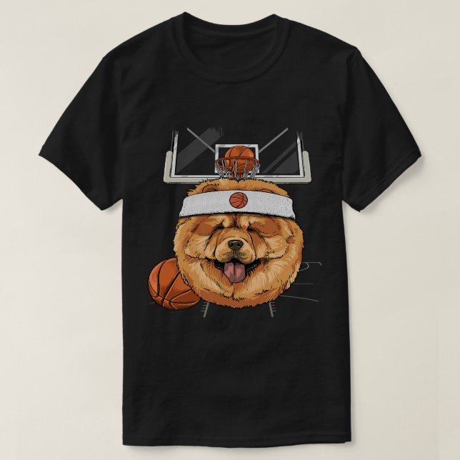 Camiseta Jugador de baloncesto Chow Chow (Diseño del anverso)