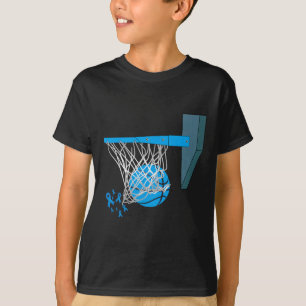 Camiseta Jugador de baloncesto Cinta azul Sensibilización s