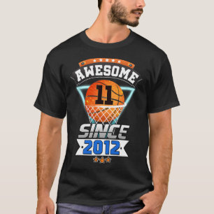 Camiseta Jugador de baloncesto con 11 años impresionante de