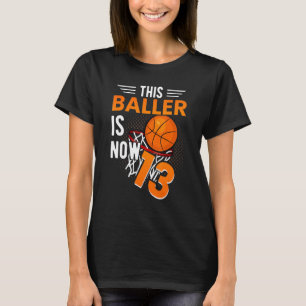 Camiseta Jugador de baloncesto con 13 años, 13 Teenag