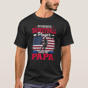 Camiseta Jugador De Baloncesto Con Bandera Retro De Eeuu Me