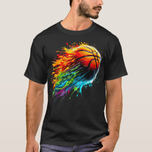 Camiseta Jugador de Baloncesto Corbata Teñida de Colores Ba