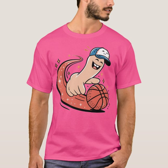 Camiseta Jugador De Baloncesto Cuto Para El Amante Del Balo (Anverso)