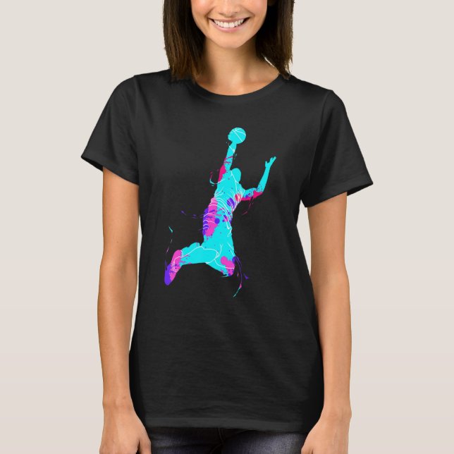 Camiseta Jugador de baloncesto de Dunking (Anverso)