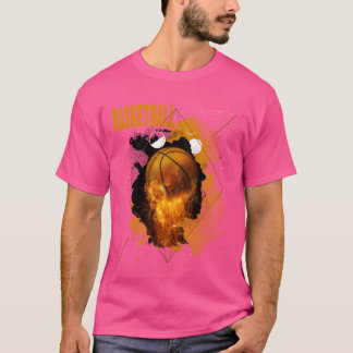 Camiseta Jugador de baloncesto de fuego Fanático de deporte