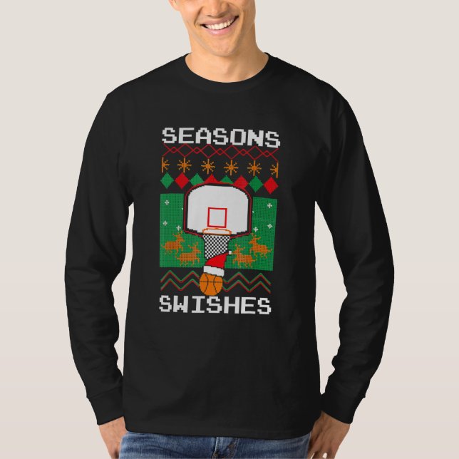 Camiseta Jugador de baloncesto de Guay: Navidades feos susu (Anverso)