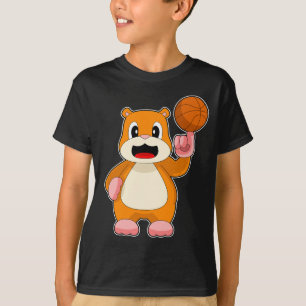 Camiseta Jugador de baloncesto de hámster Baloncesto