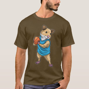Camiseta Jugador de baloncesto de hámster Baloncesto