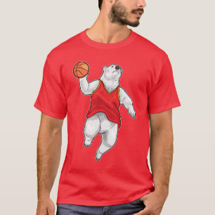 Camiseta Jugador de baloncesto de oso polar Deportes