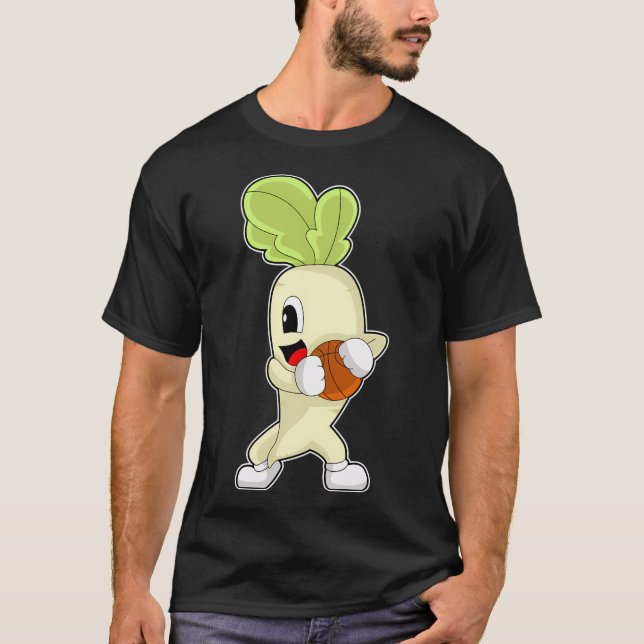 Camiseta Jugador de baloncesto de Radish (Anverso)