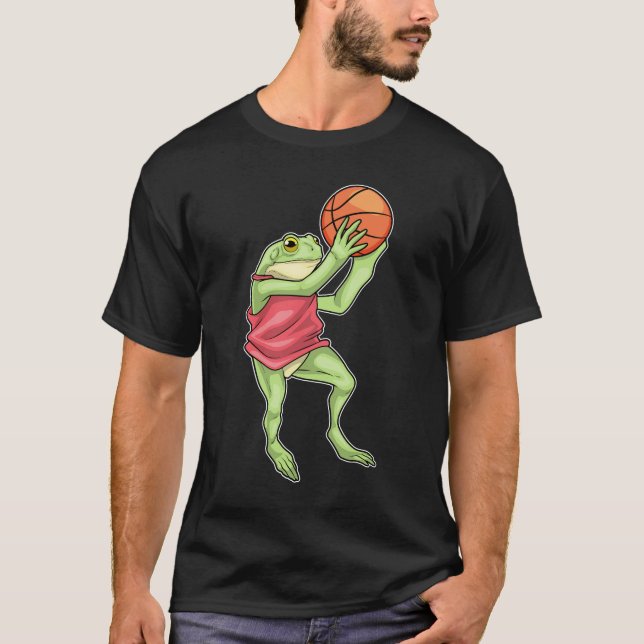 Camiseta Jugador de baloncesto de rana Baloncesto (Anverso)