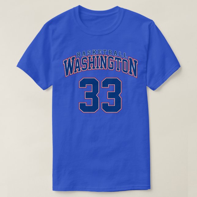 Camiseta Jugador de baloncesto de Washington número 6 (Diseño del anverso)