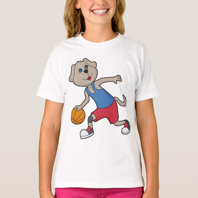 Camiseta Jugador de baloncesto Dog (Anverso)