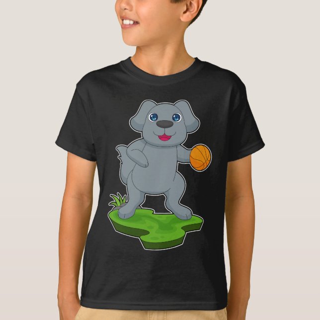 Camiseta Jugador de baloncesto Dog (Anverso)