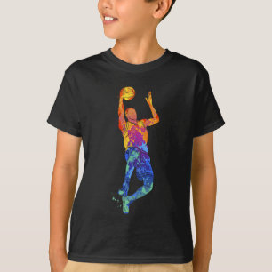 Camiseta Jugador de baloncesto Dunking Gráfico de baloncest