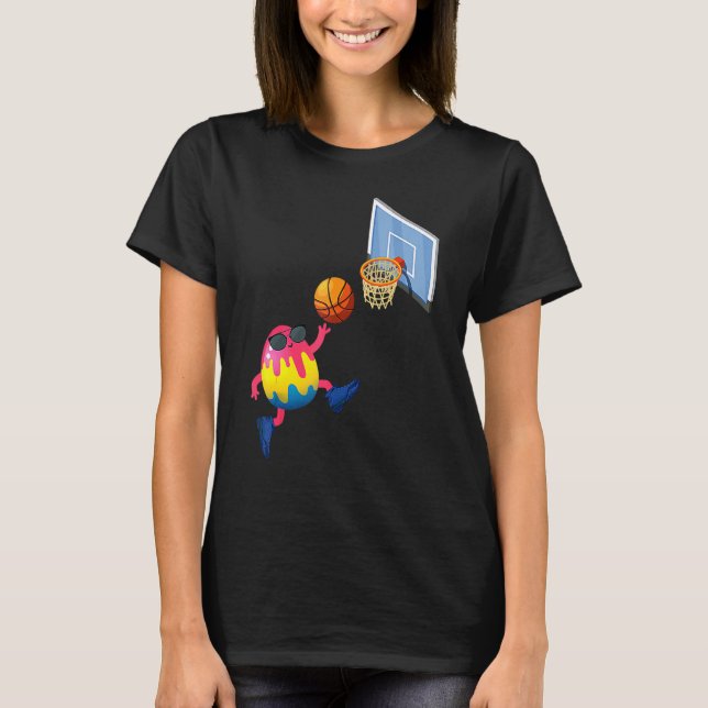 Camiseta Jugador de baloncesto Easter Egg Sports Boys Niños (Anverso)