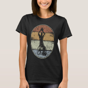 Camiseta Jugador de baloncesto en silla de ruedas Retro de