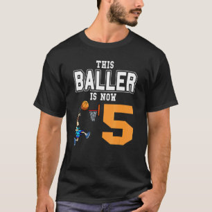 Camiseta Jugador De Baloncesto Este Baller Ahora Tiene 5 Ba