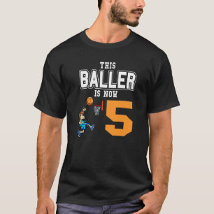 Camiseta Jugador De Baloncesto Este Baller Ahora Tiene 5 Ba