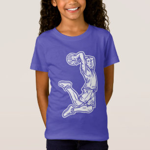 Camiseta Jugador de baloncesto haciendo el diseño de la luz