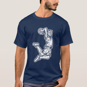 Camiseta Jugador de baloncesto haciendo el diseño de la luz
