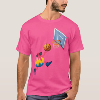 Camiseta Jugador de baloncesto Huevo de Pascua Gracioso Niñ