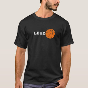 Camiseta Jugador de baloncesto Love Design Funny Sports Tea