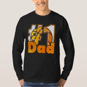 Camiseta Jugador de baloncesto masculino 1 papá Vintage Bas