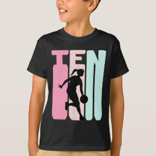 Camiseta Jugador de baloncesto Retro de 10 años