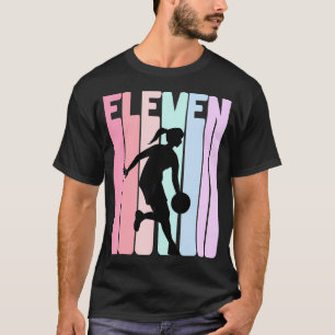 Camiseta Jugador De Baloncesto Retro De 11 Años