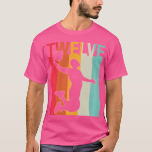 Camiseta Jugador De Baloncesto Retro Regalos De 12 Años Par