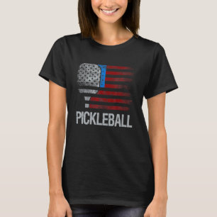 Camiseta Jugador de balonmano con bandera estadounidense